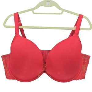 Cacique Quarterly Lace Plunge Underwire Bra